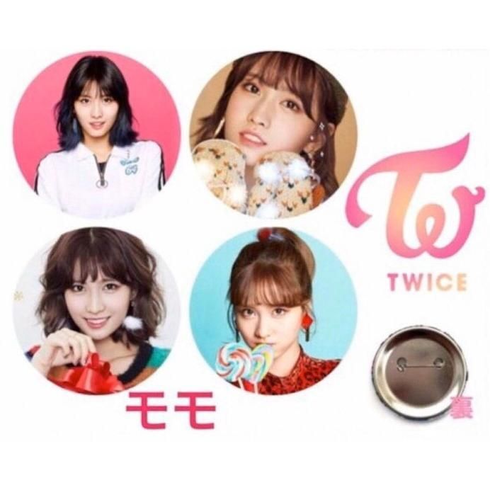 4個セット モモ TWICE 缶バッチ 缶バッジ 韓流 グッズ na002-9 - メルカリ