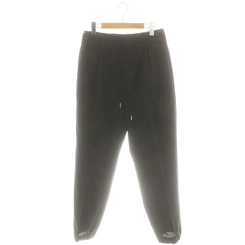 sacai/サカイ ドローストリングテーパードパンツ 黒 2 sacai 「Sacai」 イージーパンツ 2 ブラック メンズ : ZOZOTOWN