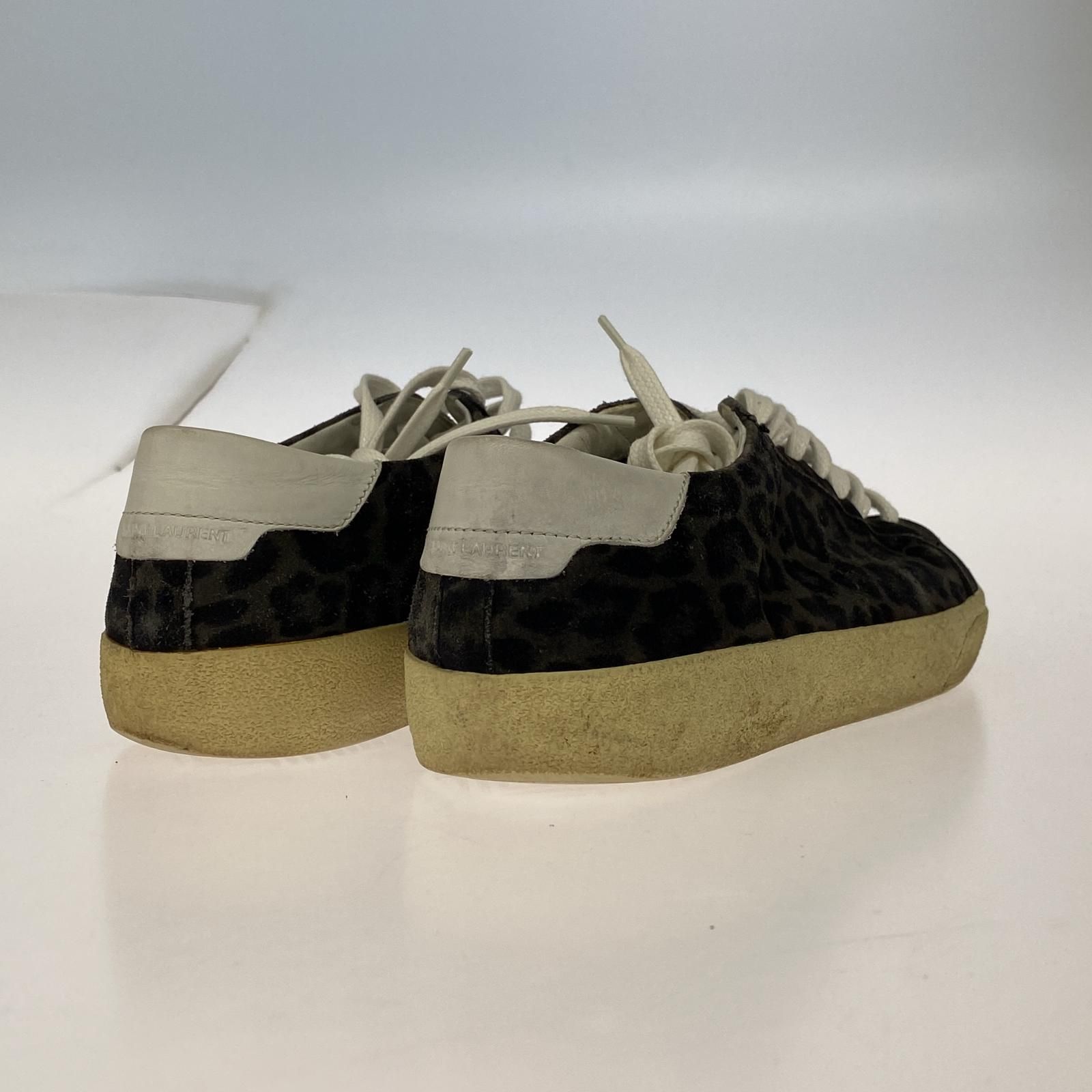 SAINT LAURENT サンローラン レオパード柄 スエードスニーカー size42 