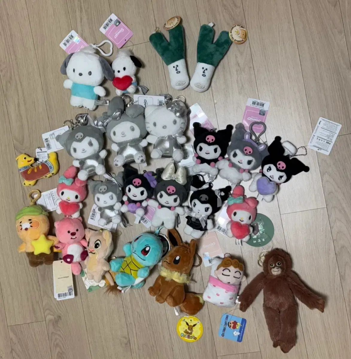hello kitty ハローキティ クロミ マイメロディー ポチャコ リトルボーイ ルピー チュンシク クレヨンしんちゃん ラタン キーリング