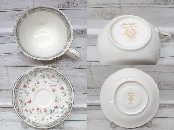 Noritake ノリタケ 花更紗 ハナサラサ カップ&ソーサー 5客 ソーサー 直径:約15cm 付属品は画像の物が全てです - メルカリ