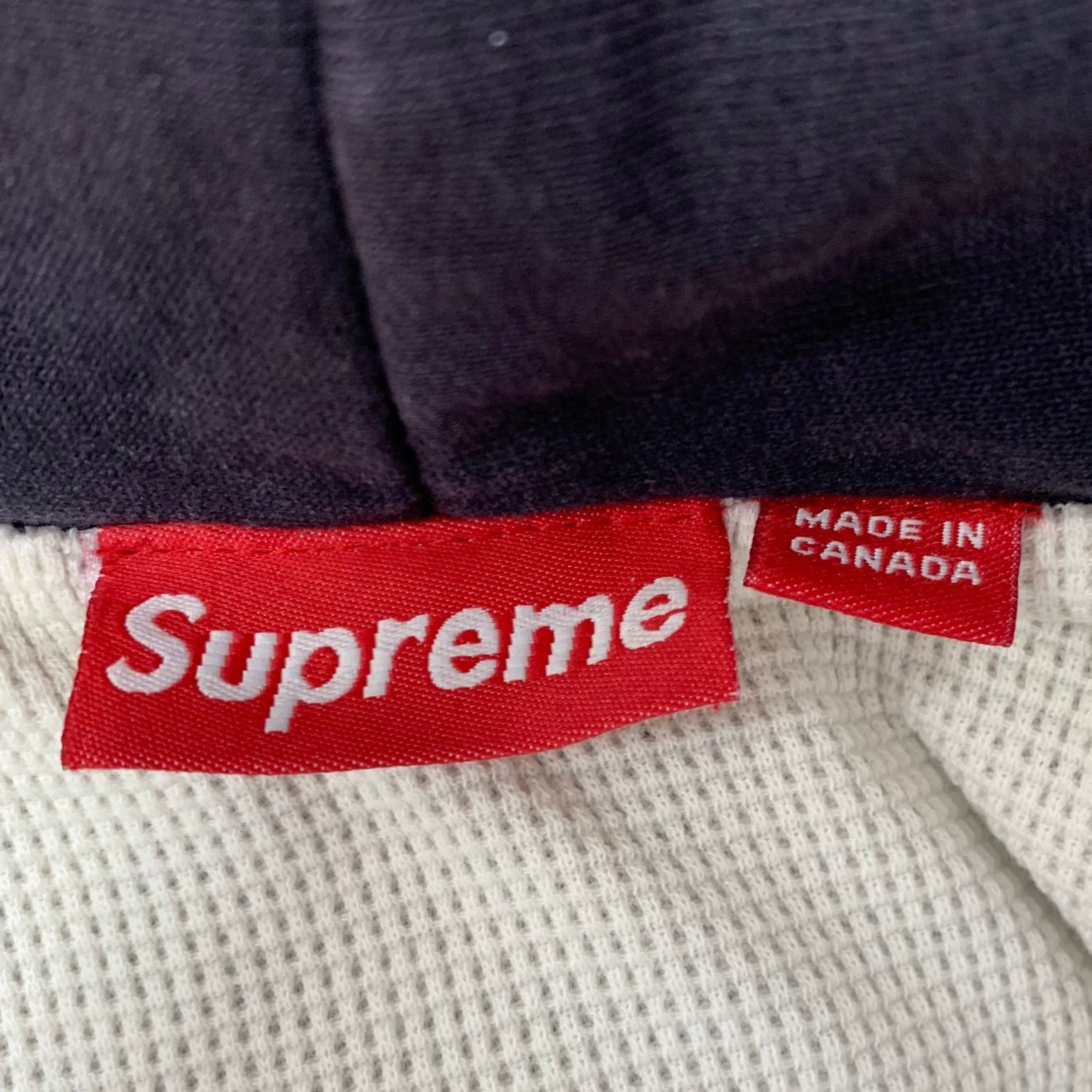 シュプリーム SUPREME 裏サーマル ジップパーカー Fuck Bush パーカ