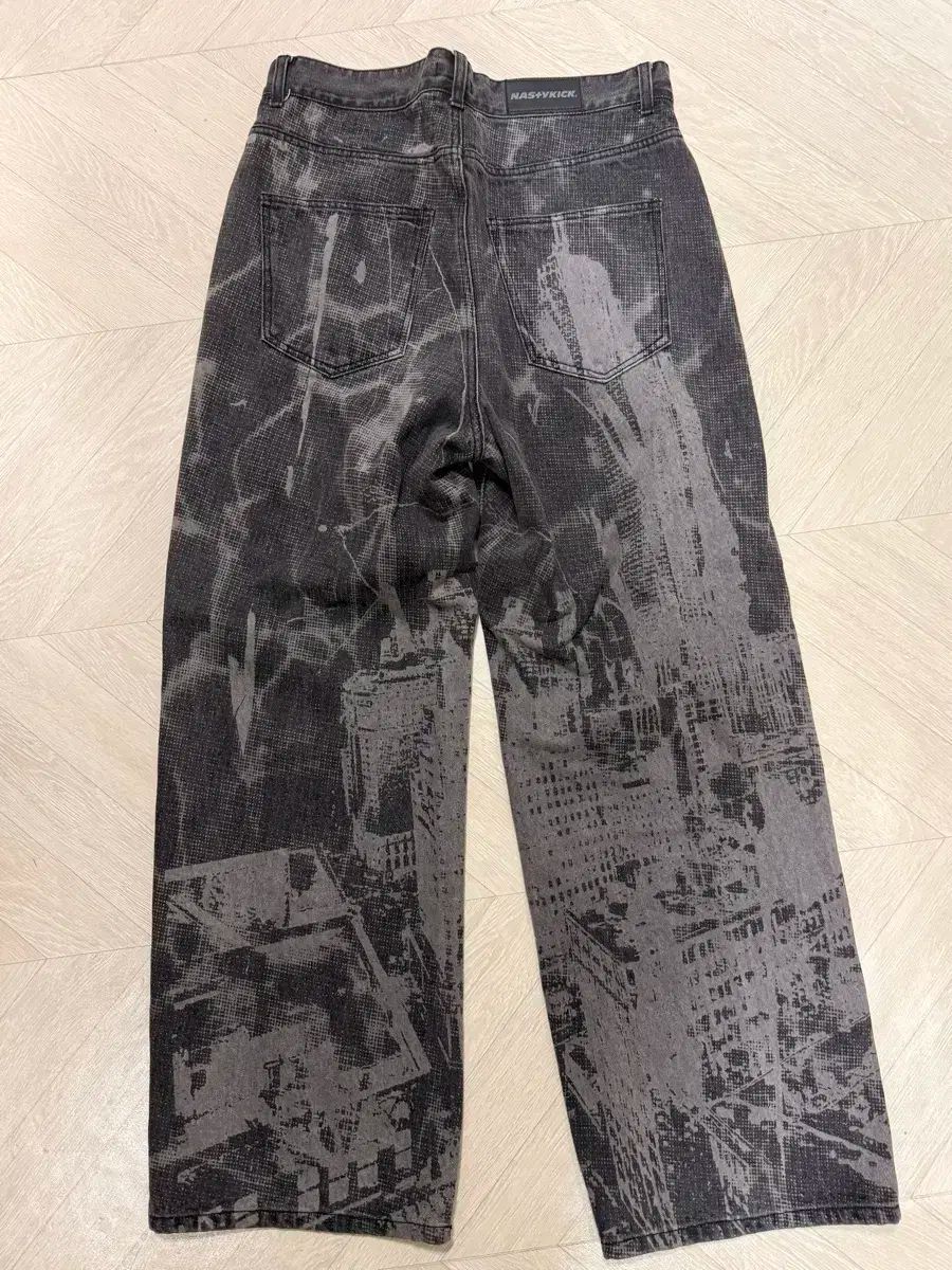 【雷市場（ポンジャン）商品韓国直送】 NASTY KICK(ナスティー キック) デニムパンツ 29 NASTYKICK CITYSCAPE DENIM PANT サイズM - メルカリ