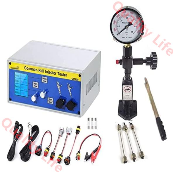 ディーゼルテスター ディーゼルインジェクターテスター圧縮キット CIT800コモンレールインジェクターテスター 検出器ディーゼル電磁インジェクターテスター