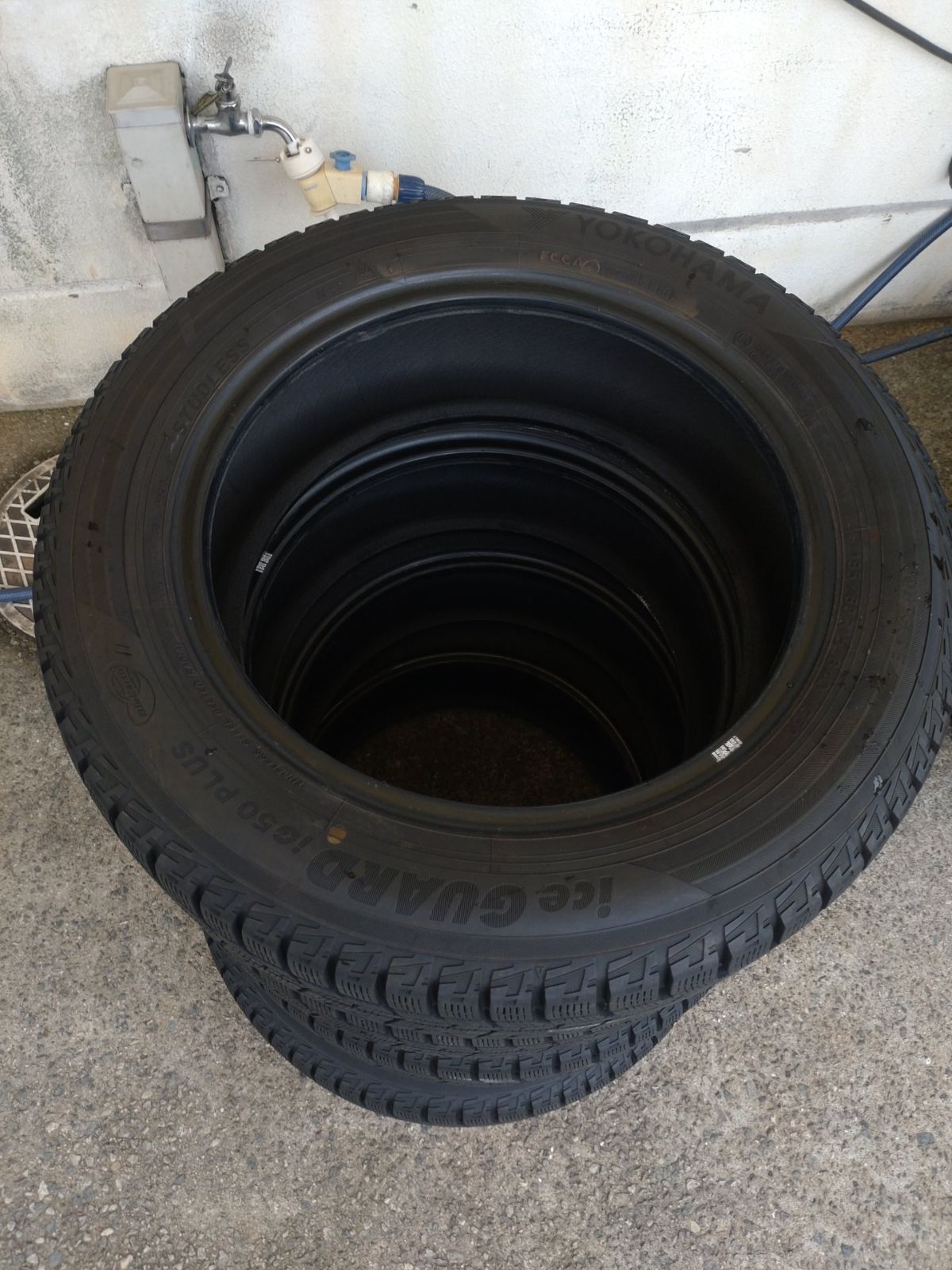 YOKOHAMA ヨコハマ iCE GUARD iG50 PLUS 185 60R15 冬タイヤ コンパクト用 タイヤ 4本セット