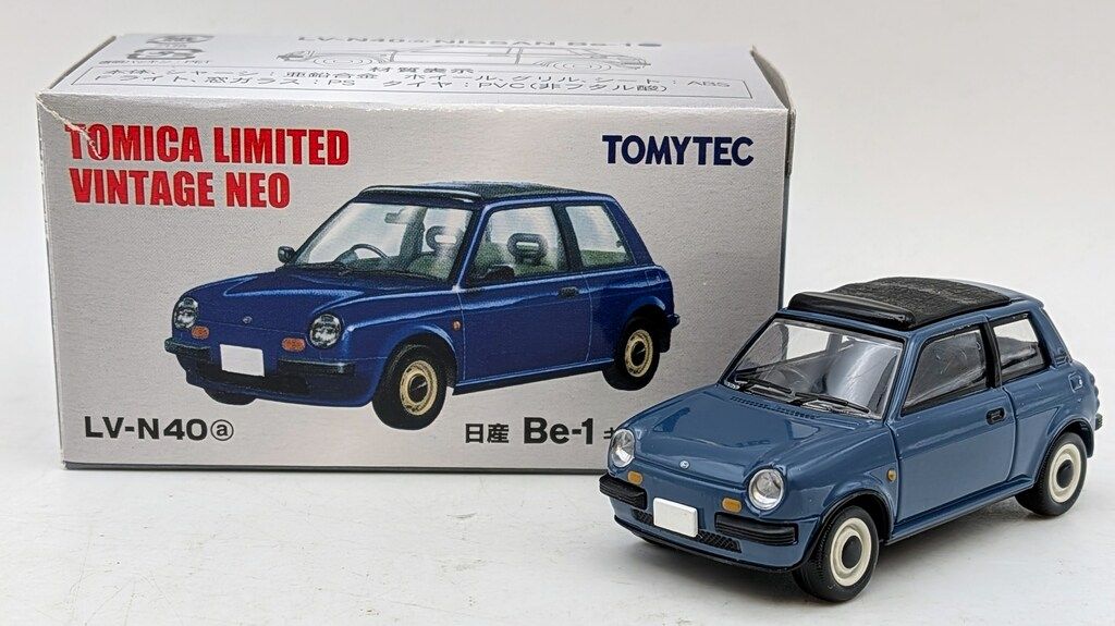 TOMICA LIMITED VINTAGE NEO 日産Be-1（キャンパス） LV-N39a 日産Be-1（黄） | 製品をさがす | tomica LIMITED