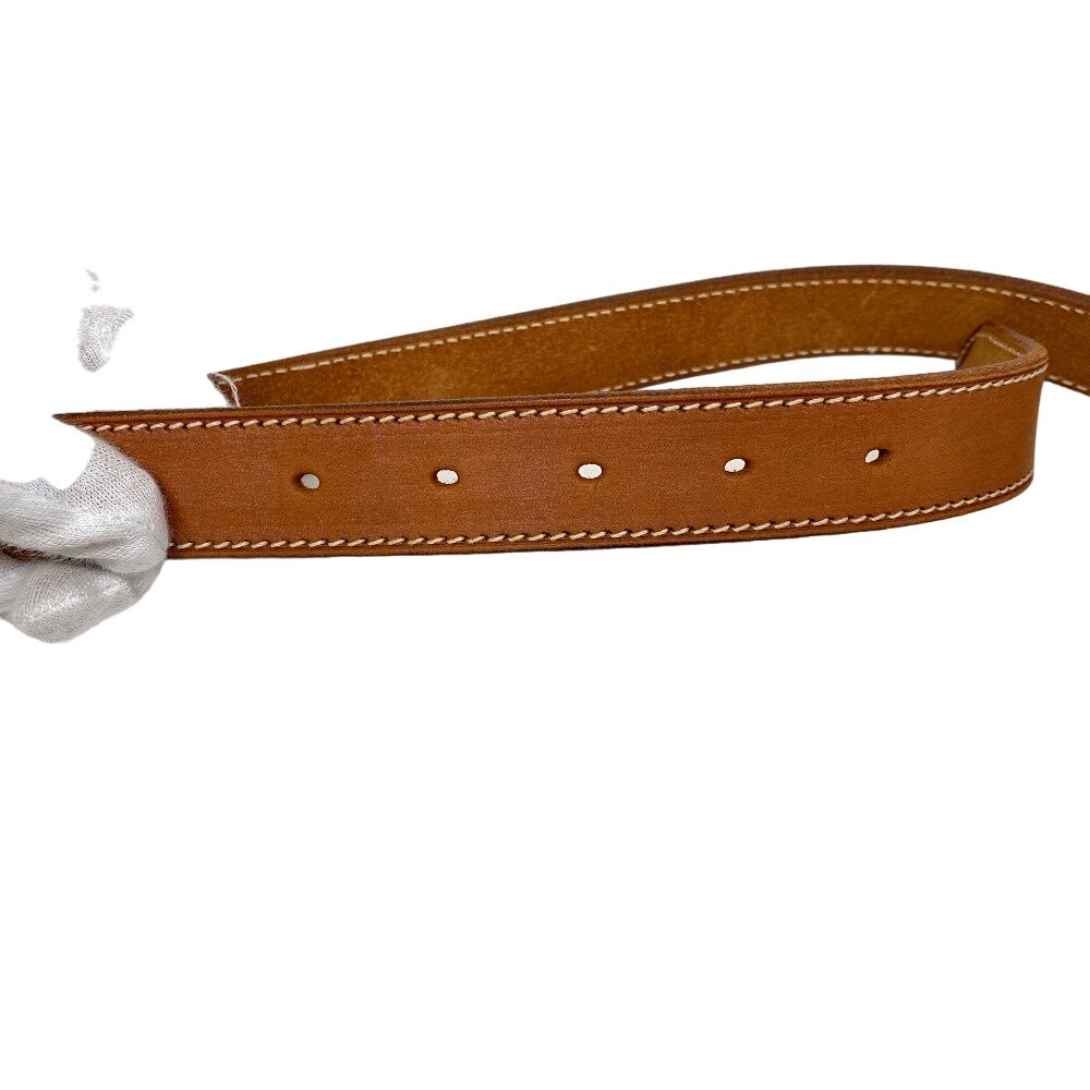 HERMES/エルメス エトリヴィエール 75 レザー ベルト ブラウン HERMES/エルメス エトリヴィエール 75 レザー ベルト ブラウン