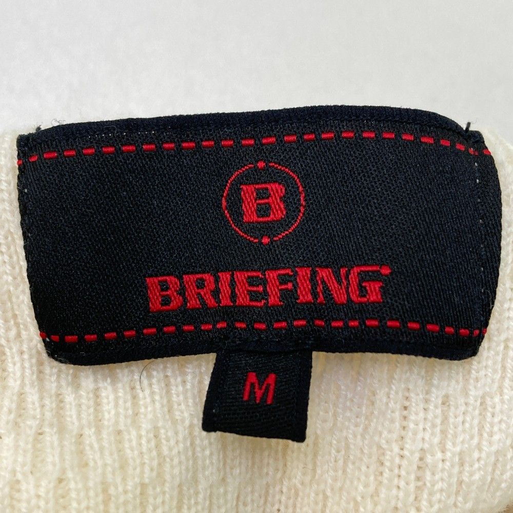 サイズ：M BRIEFING GOLF ブリーフィング 2022年モデル タートルネック ニット セーター  ホワイト系 [240101254773] ゴルフウェア メンズ ストスト