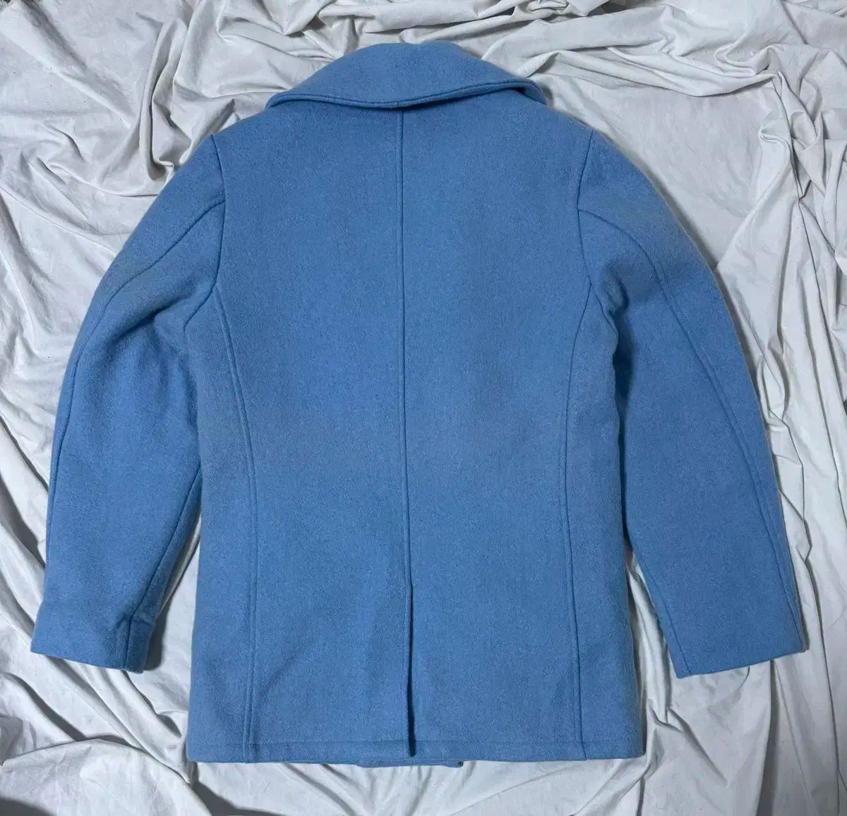 usa ショート ウール ピーコート