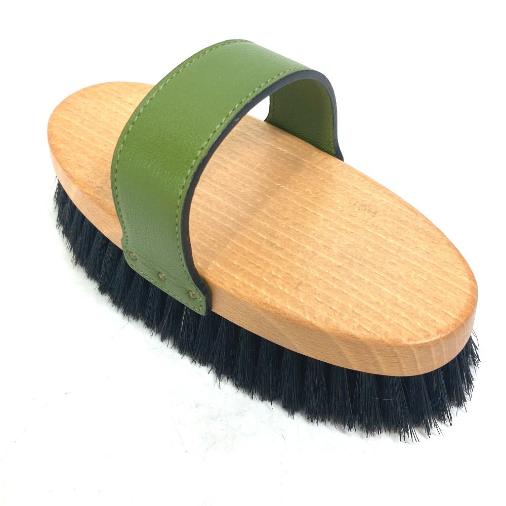 エルメス HERMES 馬用 ペット 馬具 毛ブラシ くし 櫛 雑貨 ウッド