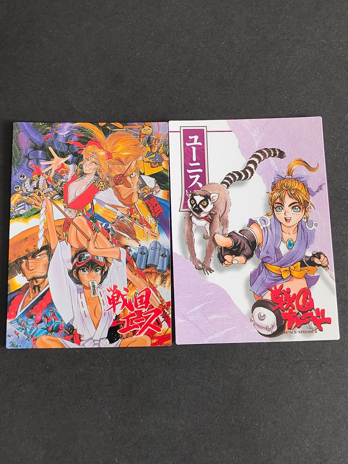 aca343 カード PSIKYO 彩京 1998 戦国ブレード ユーニス 戦国エース