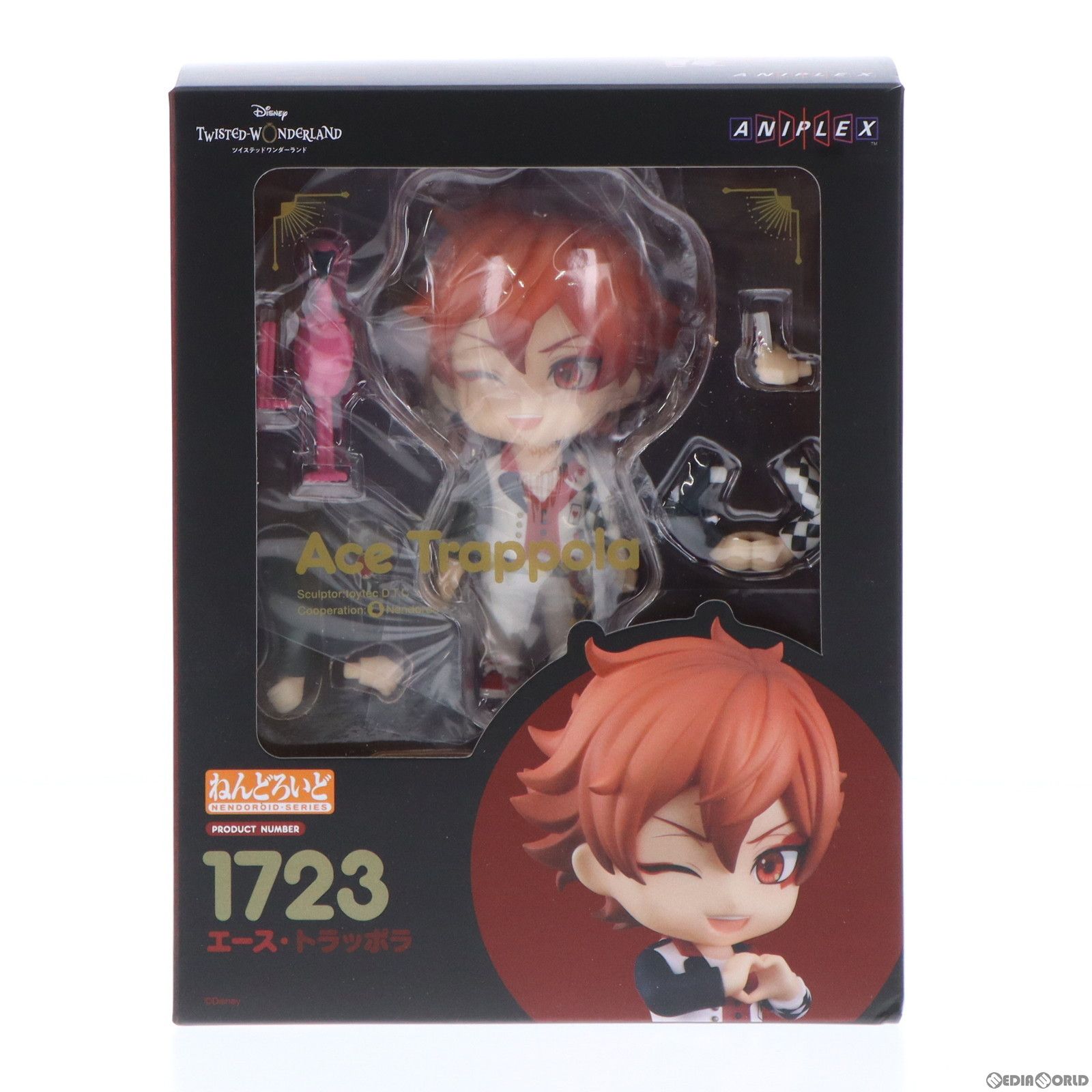 GOODSMILE ショップ ONLINE SHOP&ANIPLEX+限定 ねんどろいど 1723 エース・トラッポラ ディズニー  ツイステッドワンダーランド 完成品 可動フィギュア アニプレックス/オランジュ・ルージュ ねんどろいど エース・トラッポラ /『ディズニー ツイステッド