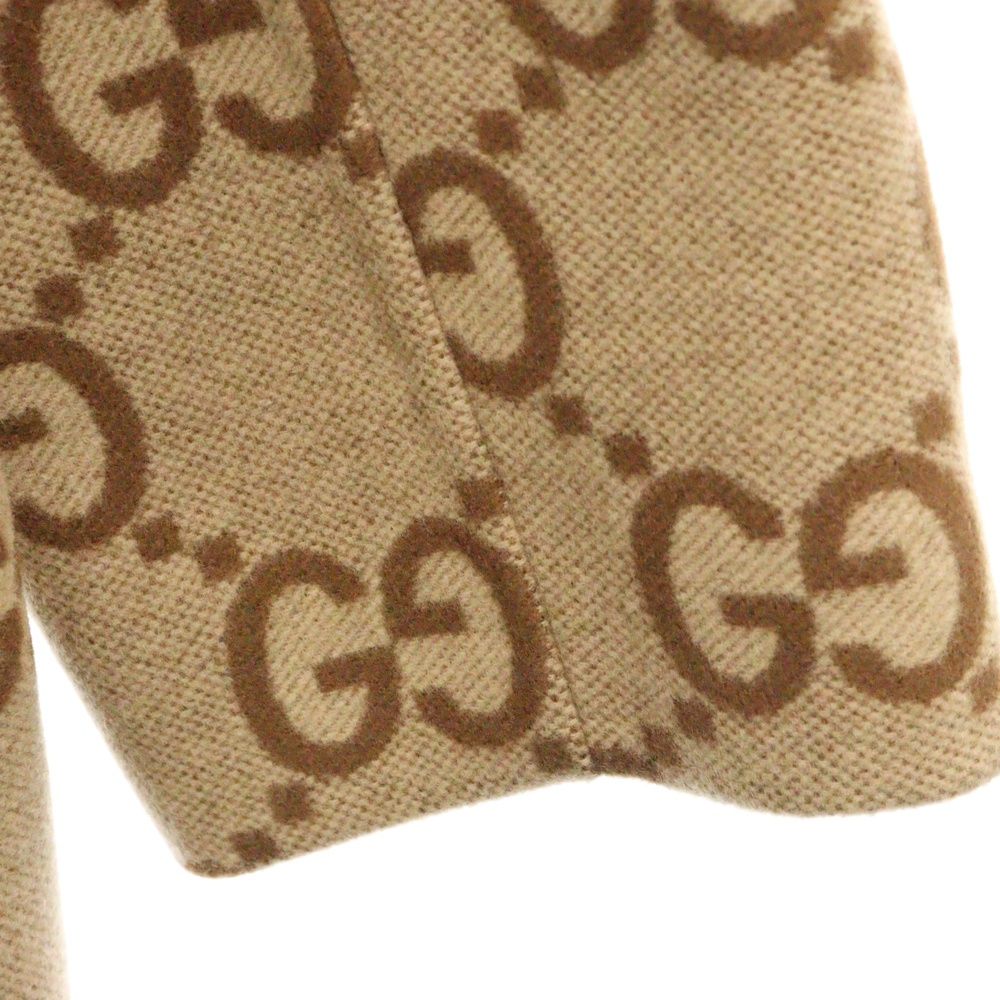 GUCCI (グッチ) Jumbo GG Canvas Wool Car Coat 698708 ZAIT6