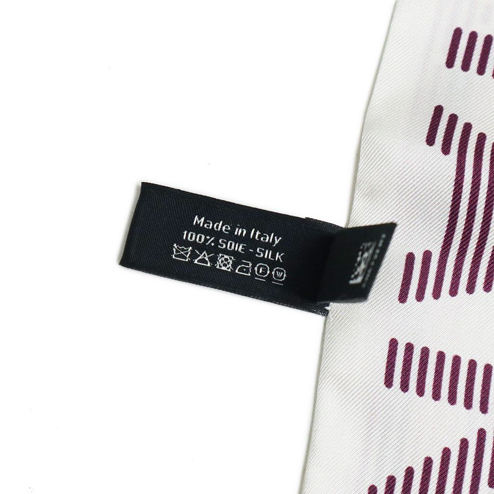 シャネル ココマーク リボン スカーフ ヘアバンド シルク100％ ホワイト ピンク 白 AA9368 箱付 CHANEL（新品・未使用品）