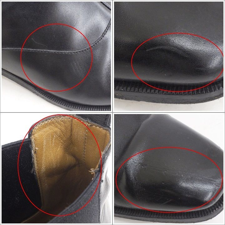 GUCCI グッチ 202706 サイドゴア ショートブーツ 39サイズ