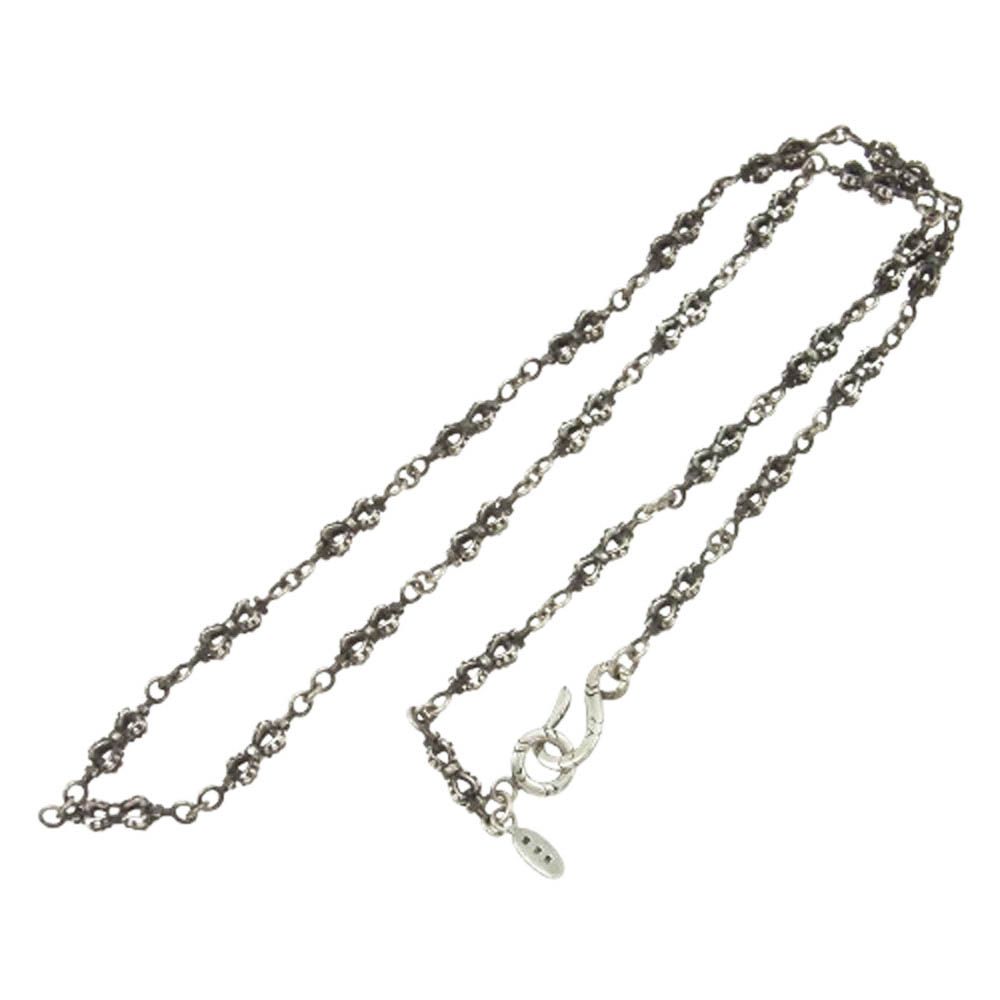 Justin Davis ジャスティンデイビス SNJ106 Double Crown Chain ダブルクラウン チェーン ネックレス 55cm シルバー系