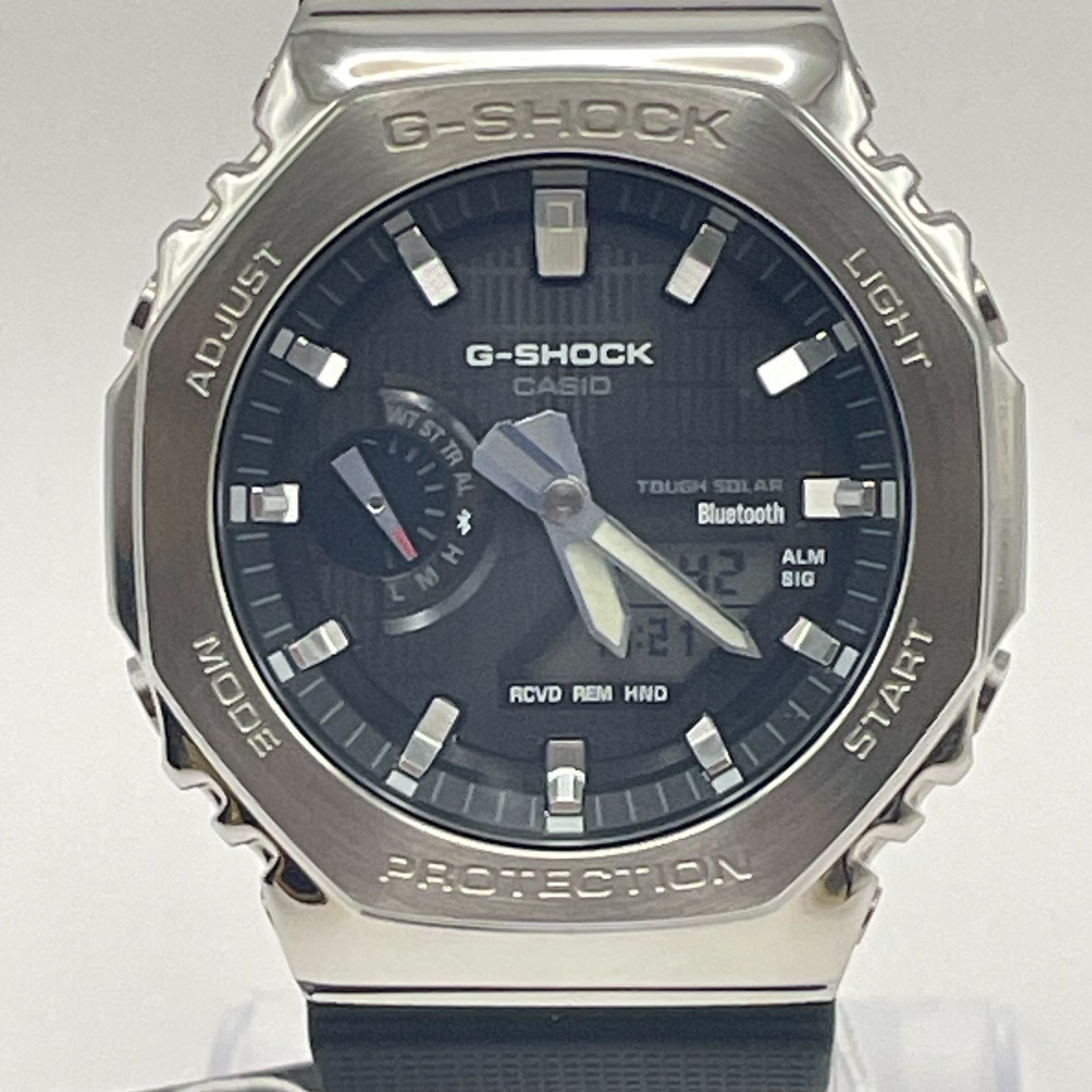 極美品 CASIO G-SHOCK GBM-2100-1AJF タフソーラー SSxラバー