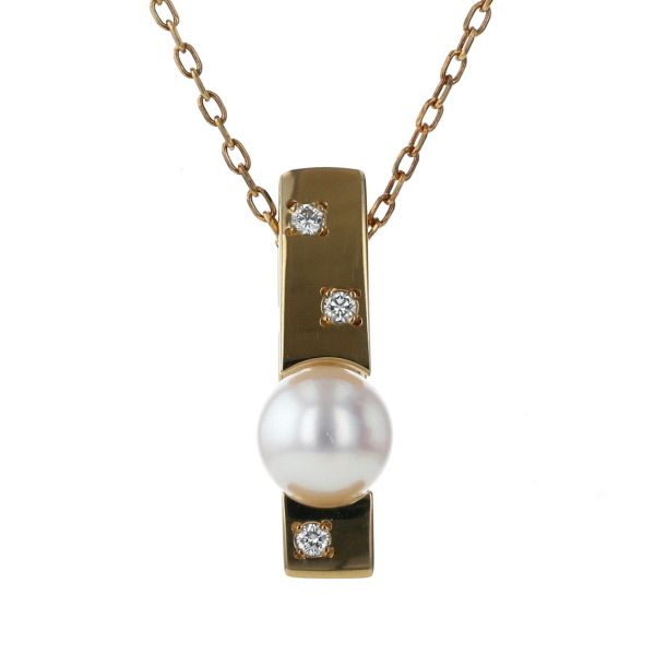 ミキモト 三日月モチーフ ダイヤモンド ペンダントトップ（MIKIMOTO  