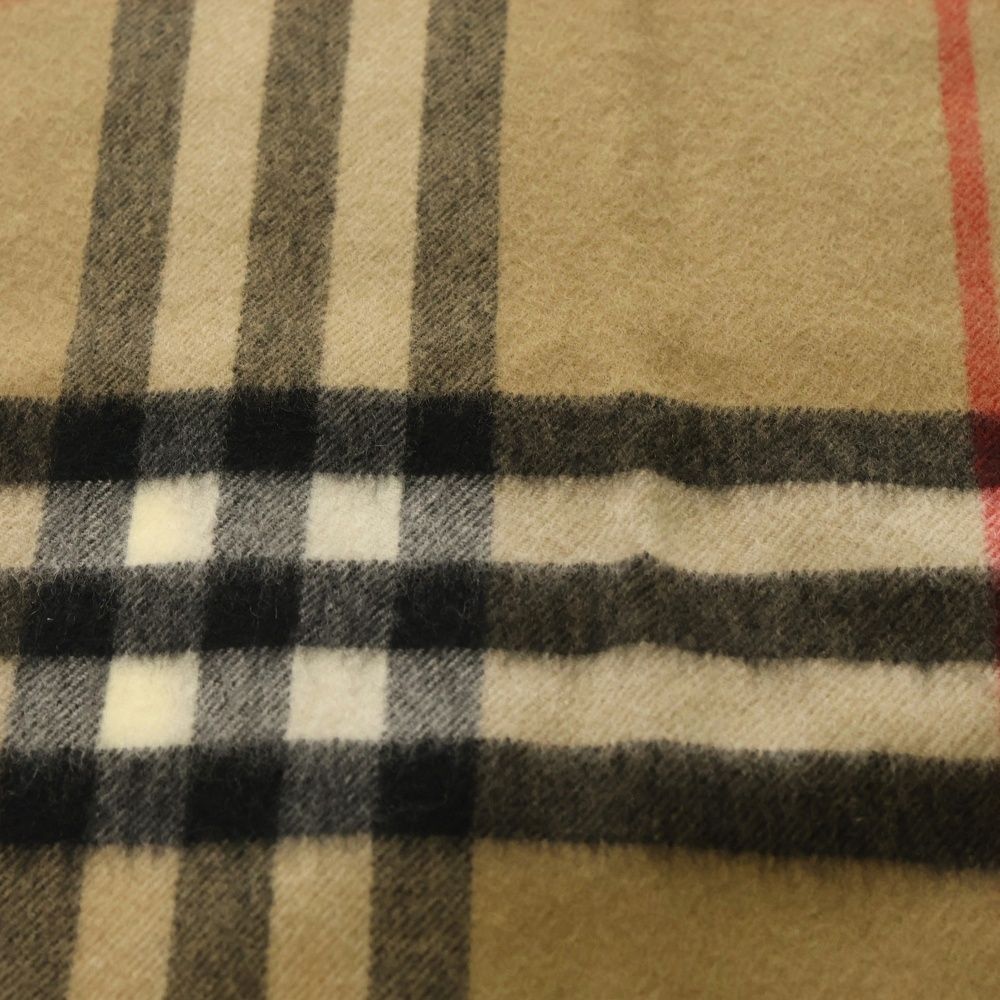 BURBERRY バーバリー ノヴァチェック カシミヤマフラー ブラウン
