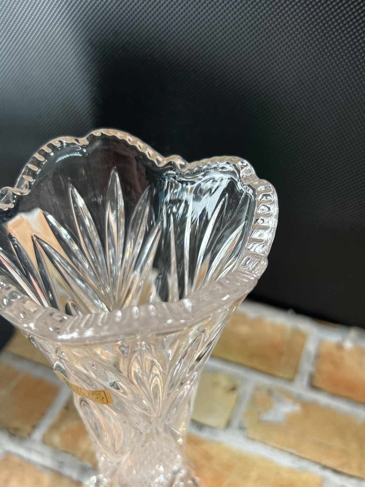 Flower Vase Lead Crystal 24％ カメイガラス 花瓶 - メルカリ