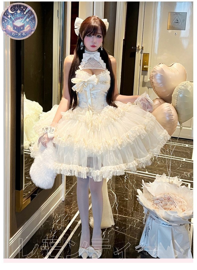 ワンピース 豪華リボン付き