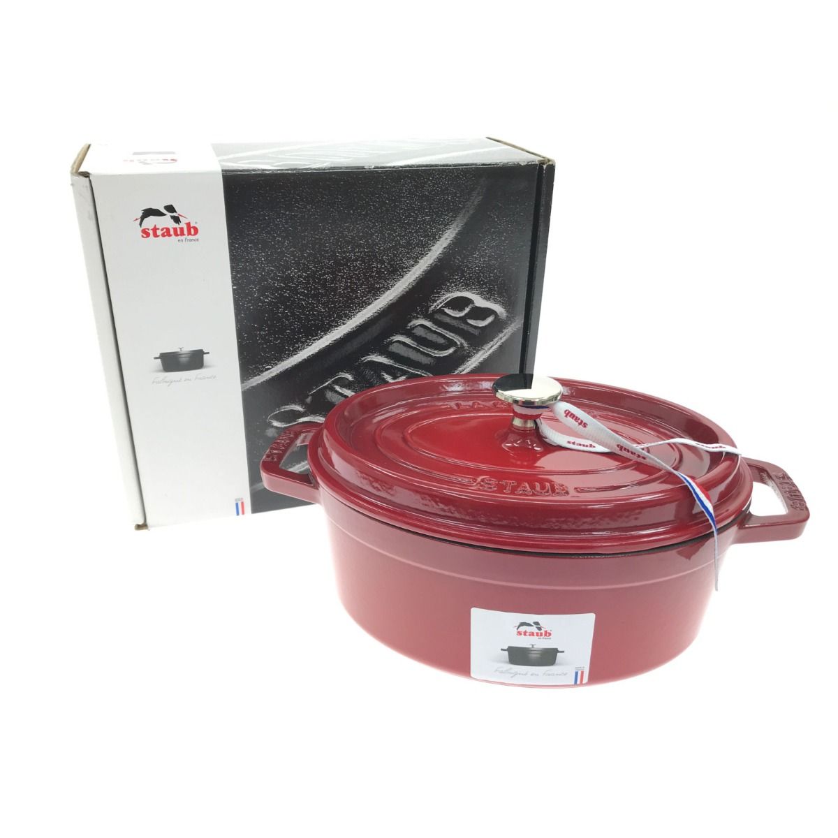 ▽▽STAUB ストウブ ココット オーバル チェリー 40509-830 23cm