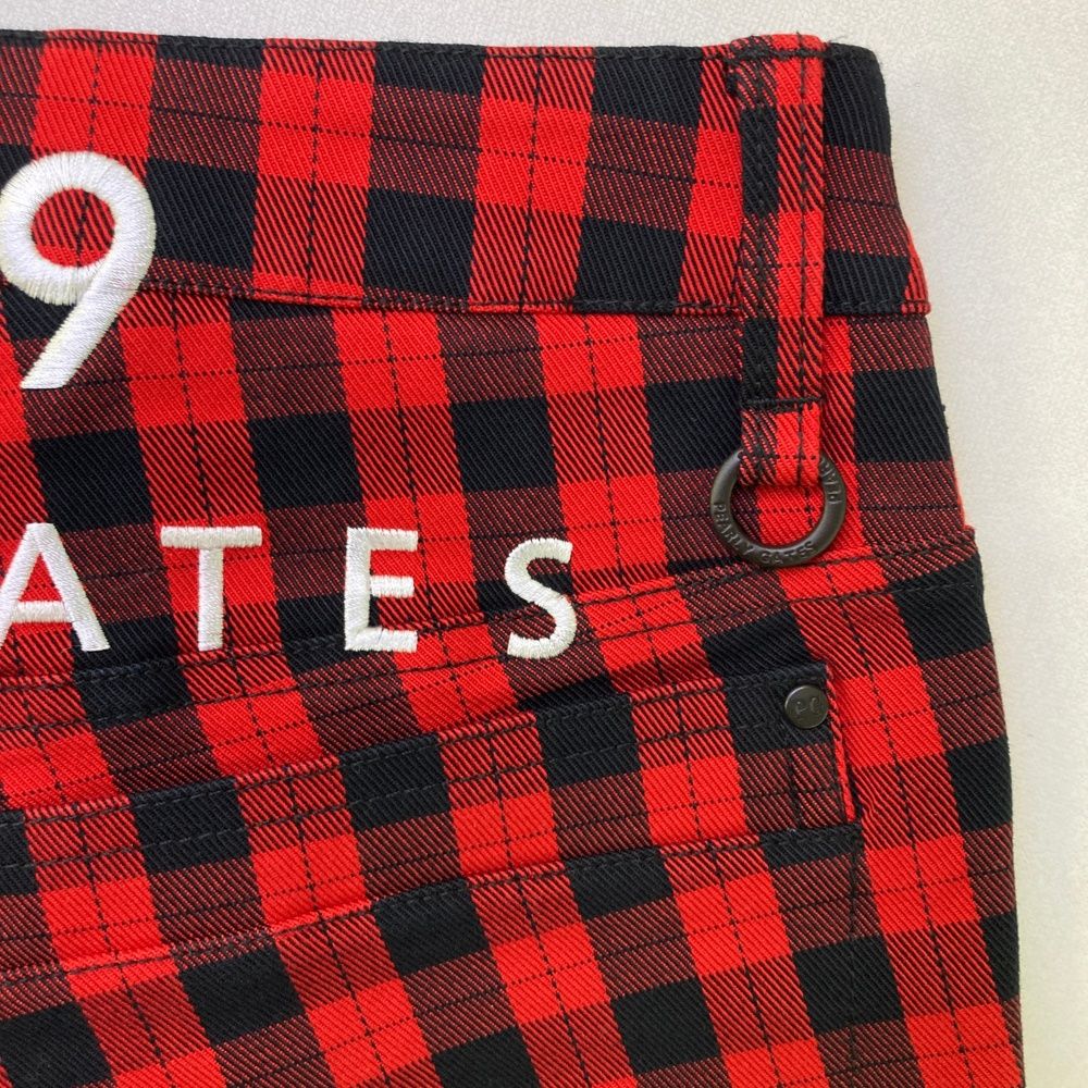 サイズ 1 PEARLY GATES パーリーゲイツ 055-1231004 ストレッチパンツ チェック柄 レッド系 240101543698 ゴルフウェア レディース ストスト LLC-HASEGAWATOSO_COM