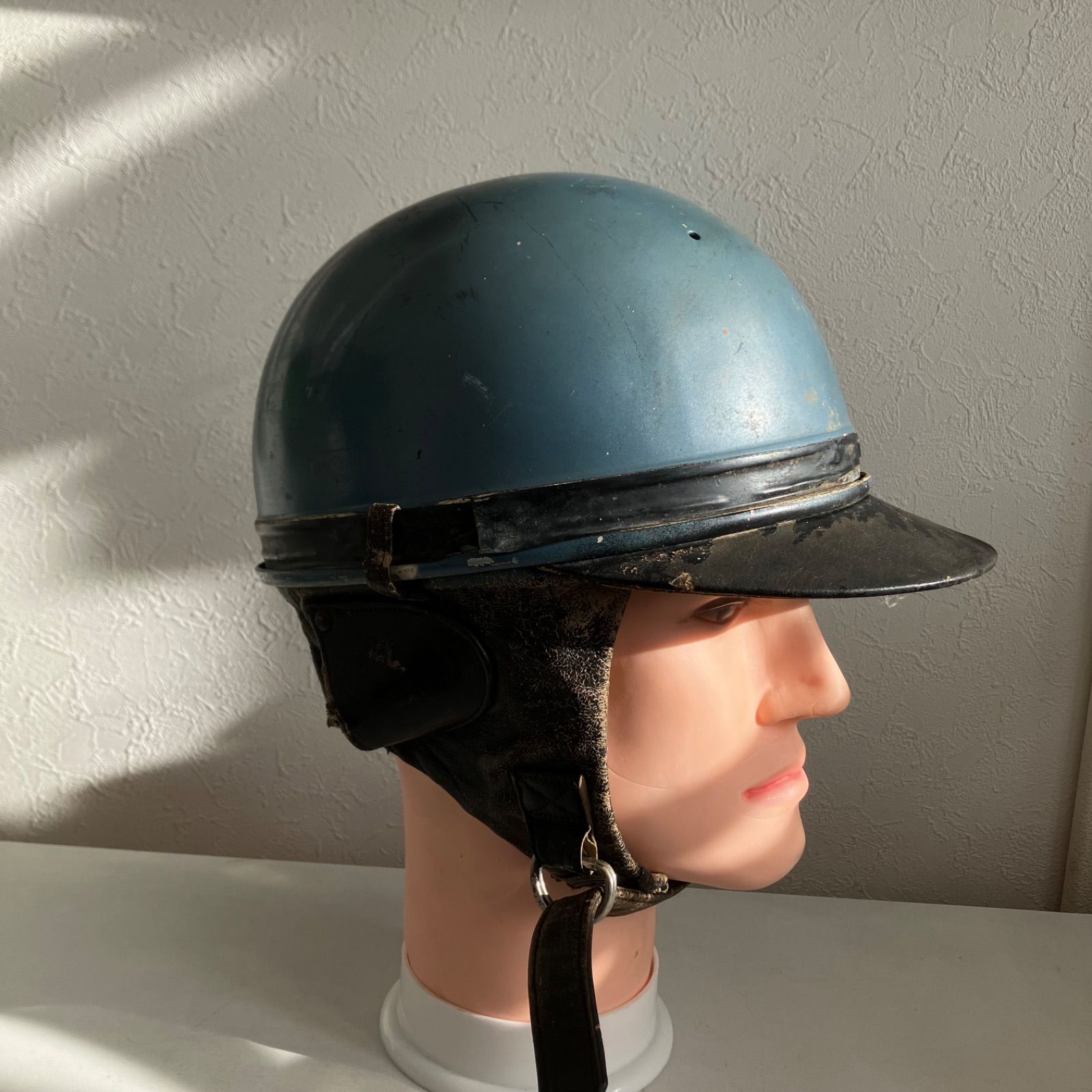 ビンテージヘルメット 1960年代 geno ハーフヘルメット M-Lサイズ