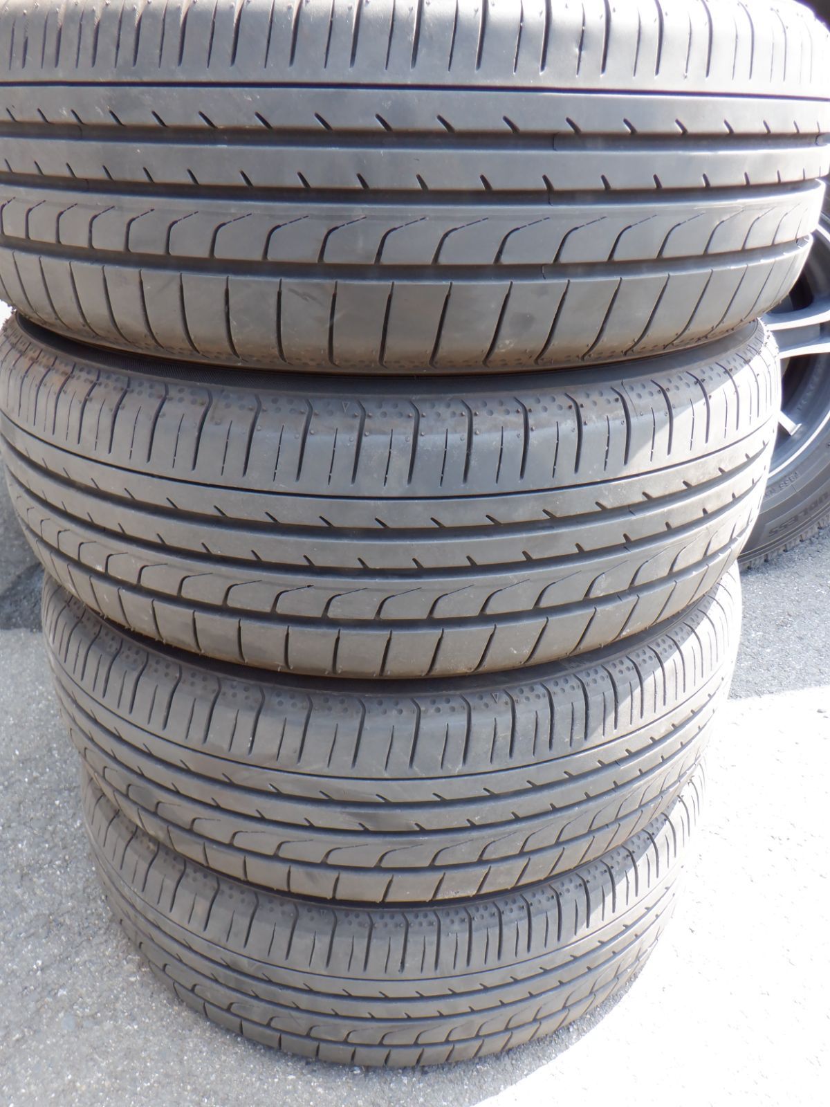 中古 165/55R15 ４本 未使用に近い！ ヨコハマ ブルーアース RV-02CK