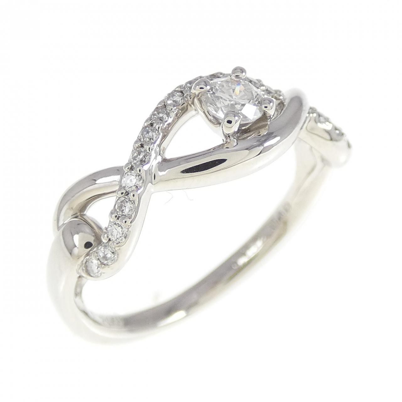 PT950 ダイヤモンド リング 0.154CT