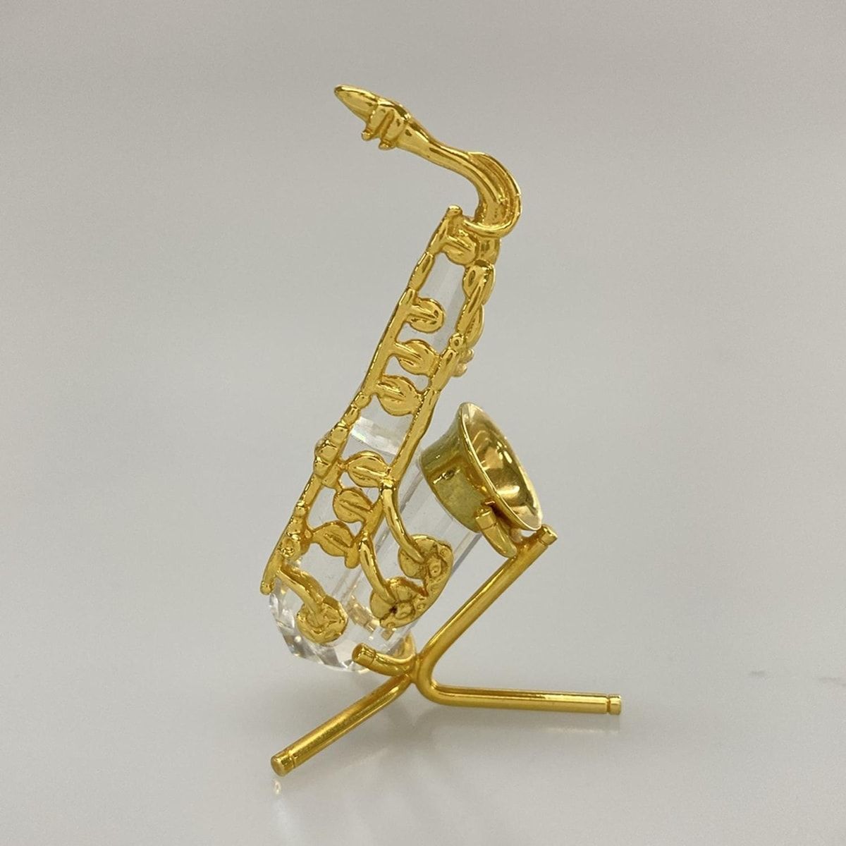 SWAROVSKI スワロフスキー 小物 - クリア×ゴールド 置物|サックス