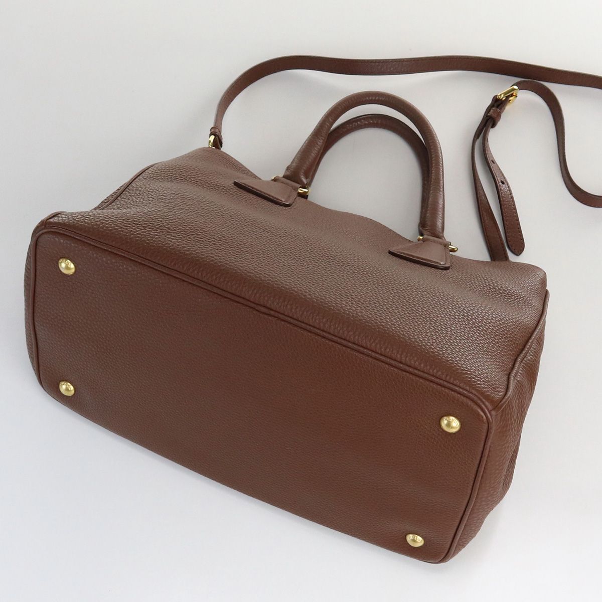 PRADA プラダ 2WAYバッグ BN2579 BBE F0BW5 トートバッグ レザー【中古