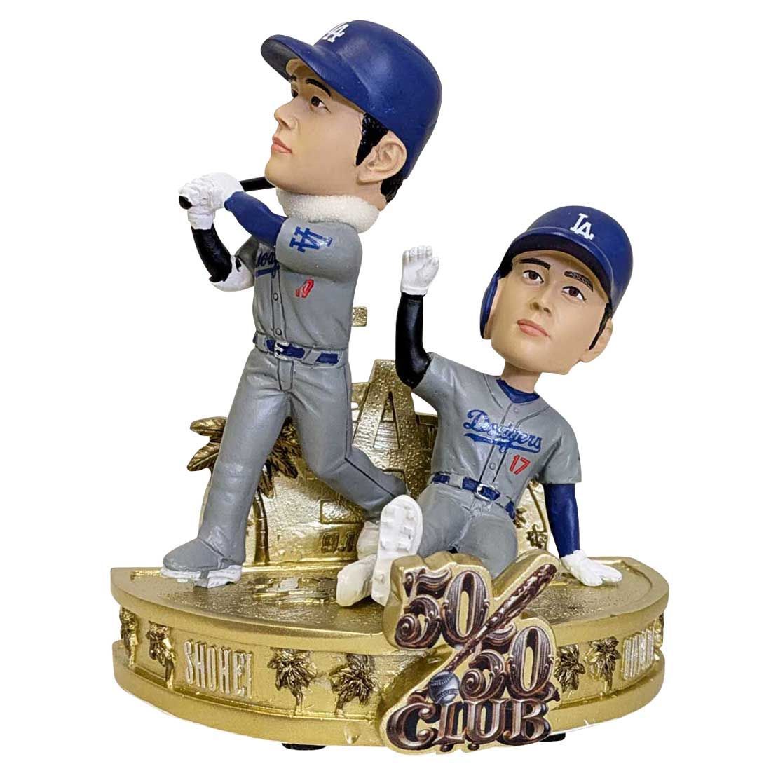 大谷翔平 ボブルヘッド前人未踏の 50－50 達成記念 FOCO BOBBLE HEAD ホームラン＆盗塁 並行輸入品正規 ロサンゼス ドジャース