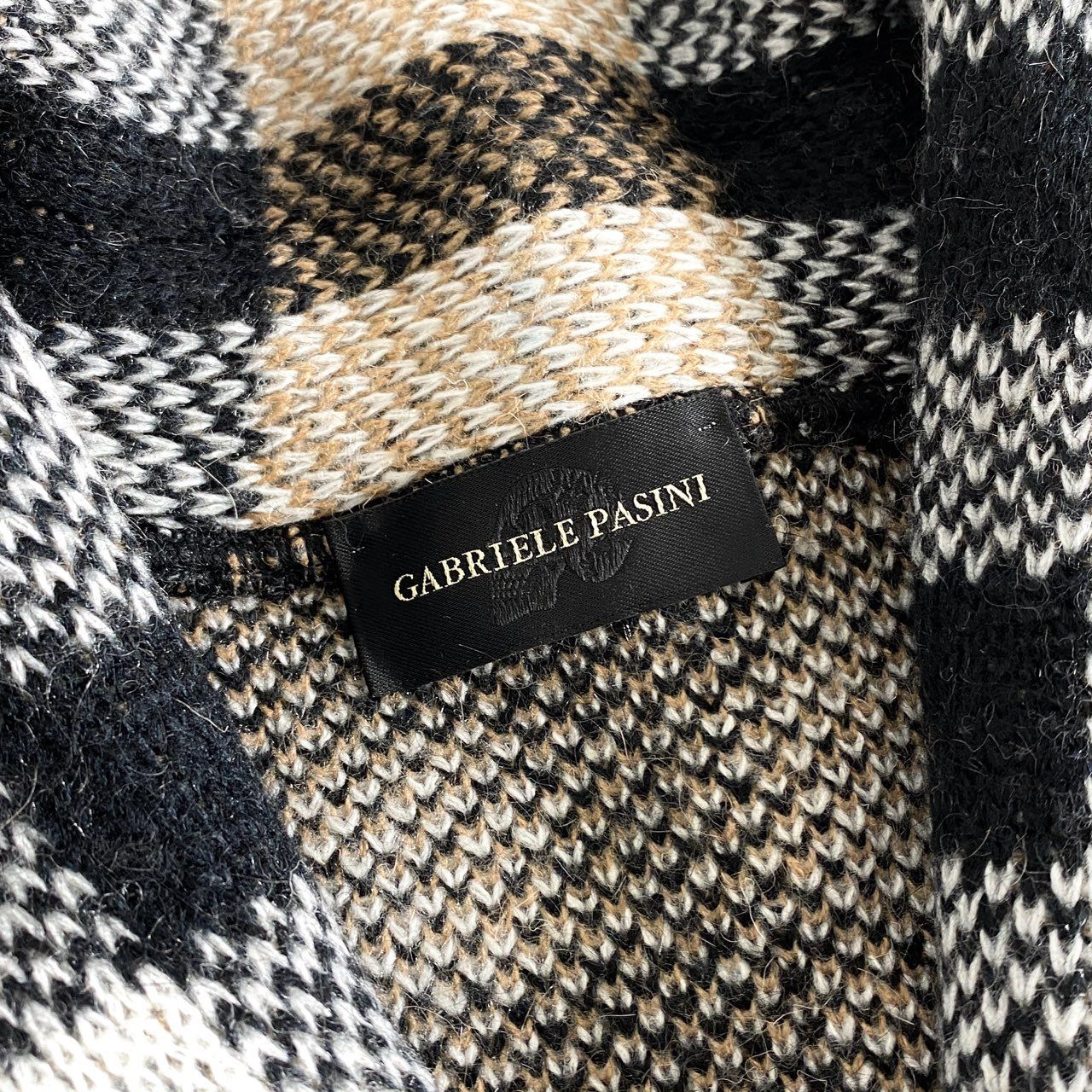 gabriele pasini カーディガン ショールカラーニット