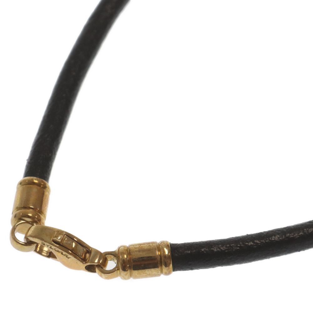 Bulgari ロゴ入り ネックレス ゴールド ブラック BVLGARI ロゴ入り ネックレス ゴールド ブラック BVLGARIゴールド