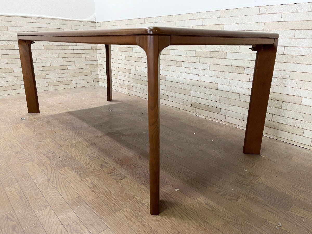 ○飛騨家具 日進木工 ダイニングテーブル 食卓机 木製 4人用 180cm×90cm (