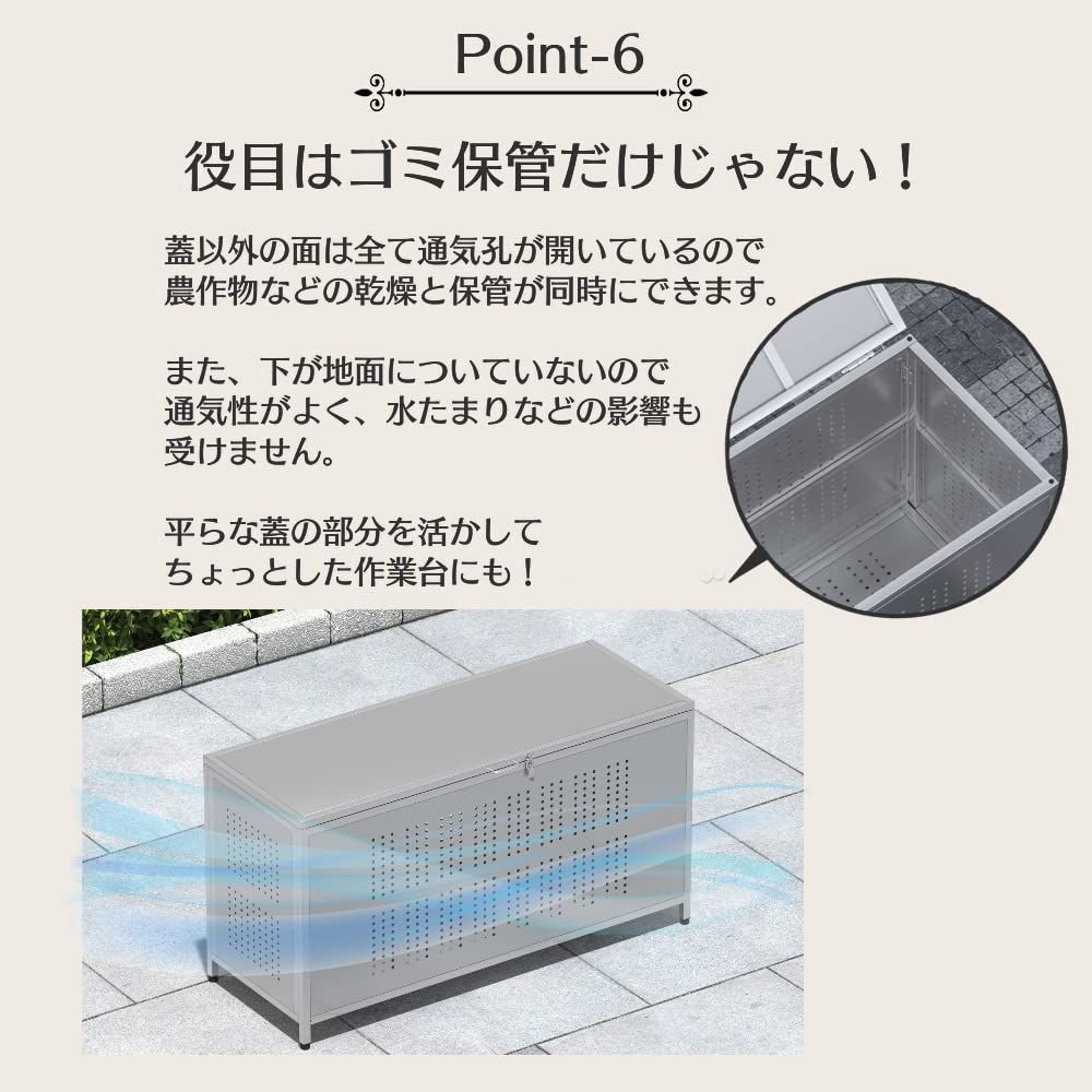 在庫セール】ゴミネット 高強度 ゴミステション ごみ大型 カラスや野良猫からゴミを守る ごみ収集ボックス ゴミ荒らし防止 庭用 ごみふた付き カラス除け  キッチン 大きい 分別 ゴミ箱キャスター 屋外 (組立式） ゴミ箱 (横幅115㎝) - メルカリ