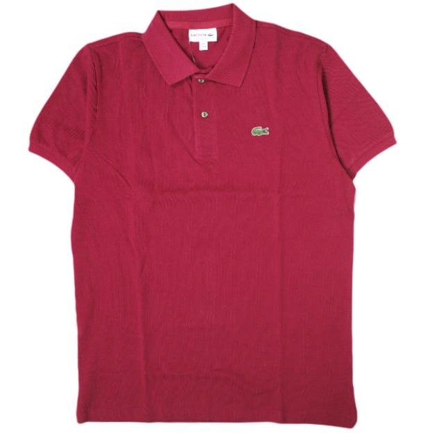 新品 LACOSTE ラコステ S/S PIQUE POLOSHIRTS DEVANLAY社製 鹿の子ポロシャツ L1212 (F8455) 4  BORDEUX(476) 半袖 カノコ ワニ トップス g19426 - メルカリ