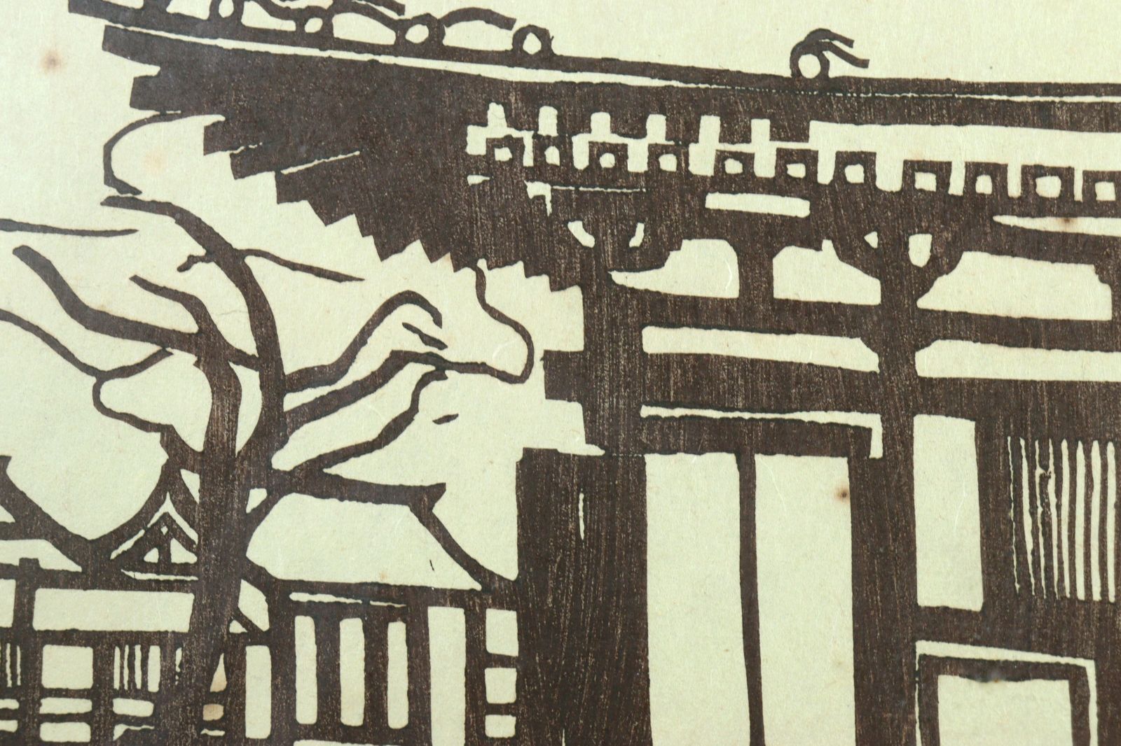 クリフトン·カーフ　希少　モノクロ版画と版木の2点セット クリフトン·カーフ 希少 モノクロ版画と版木の2点セット - メルカリ