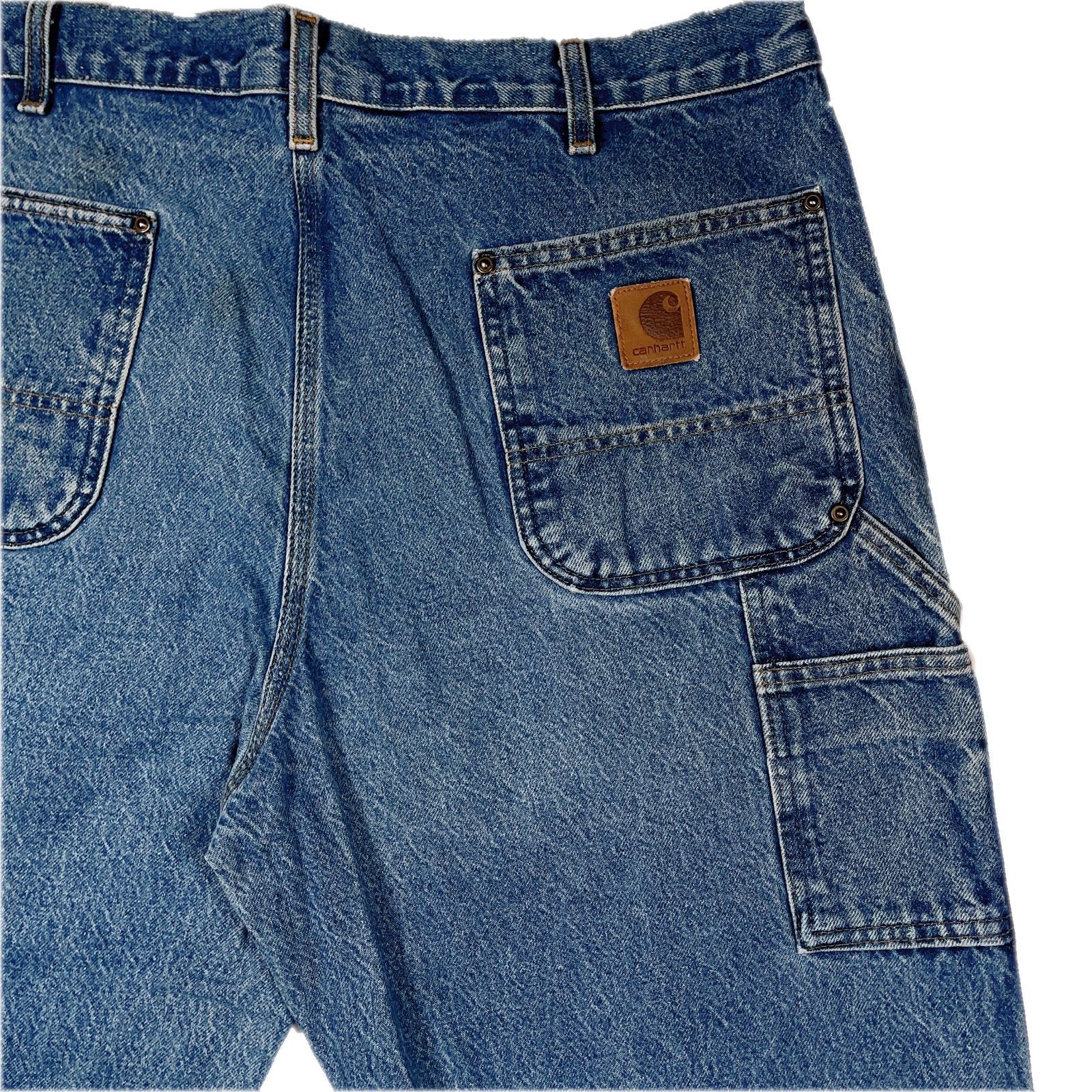 65】38×32 Carhartt double knee denim pants ダブルニー カーハート