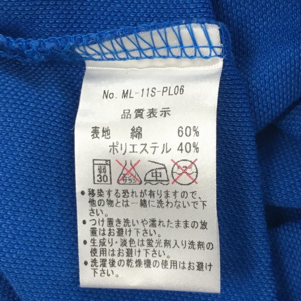 マークアンドロナ 半袖ポロシャツ 後ビッグプリント スカル