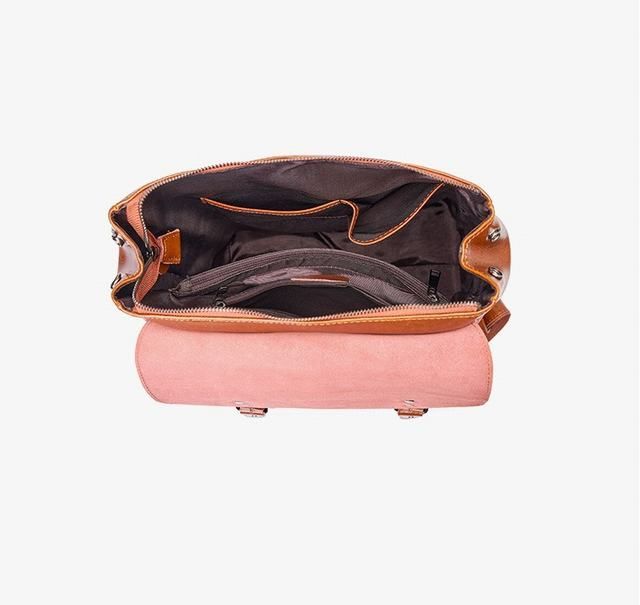 リュックサック デイパック 本革 ポケット多数 仕切り スクエアバッグ A4  レトロ 小物入れ 手提げ トレンディー ☆リュックサック デイパック 本革 ポケット多数 仕切り スクエア