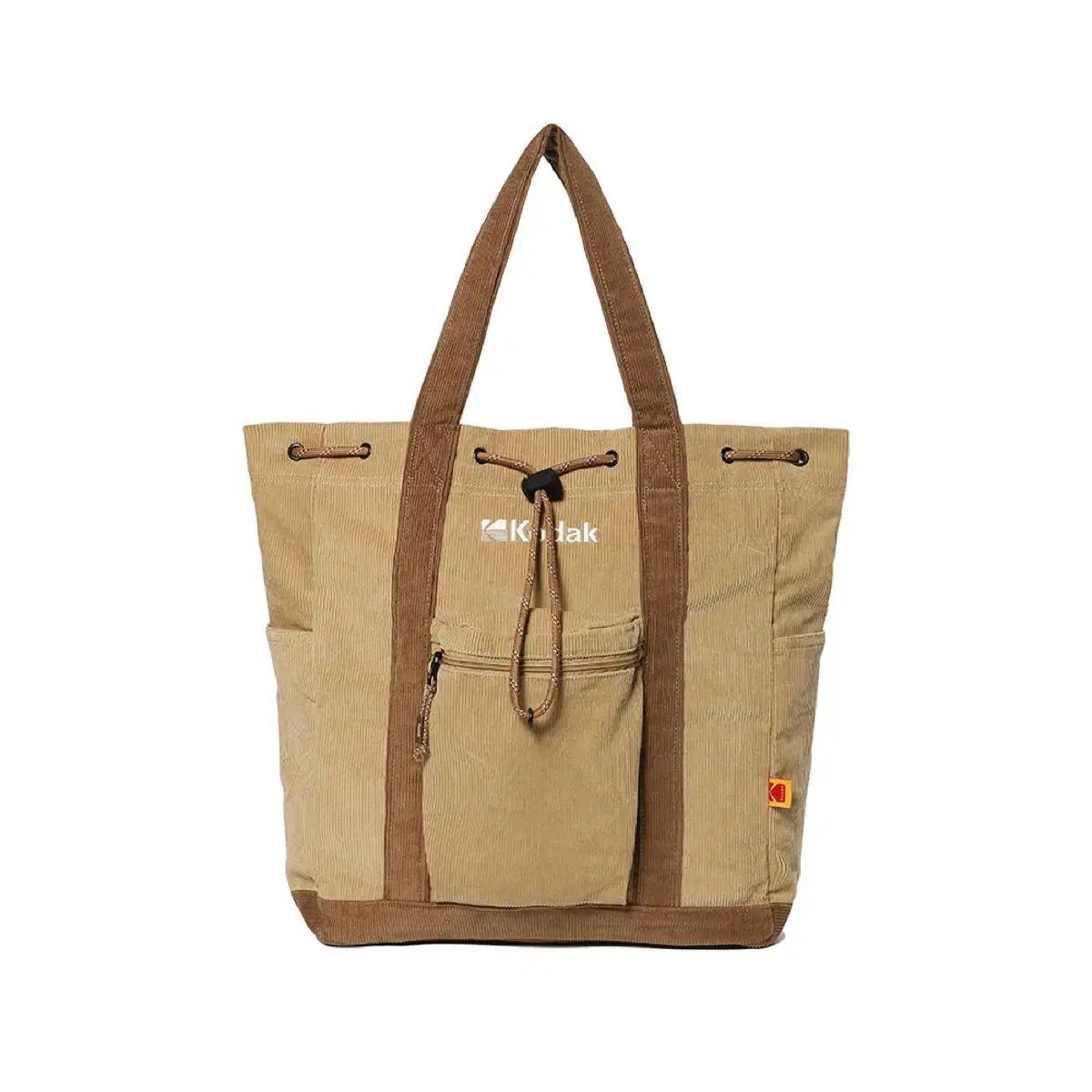 コダックアパレル コーデュロイ ストリング トートバッグ BEIGE