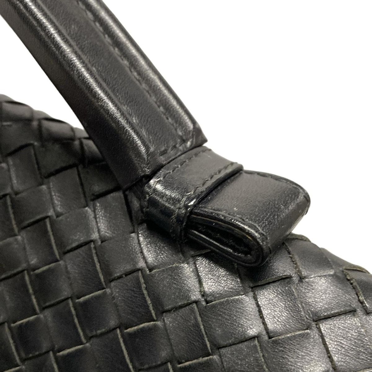 BOTTEGA VENETA ボッテガヴェネタ ビジネスバッグ イントレチャート 122139 黒 レザー DECORATOM_COM_BR