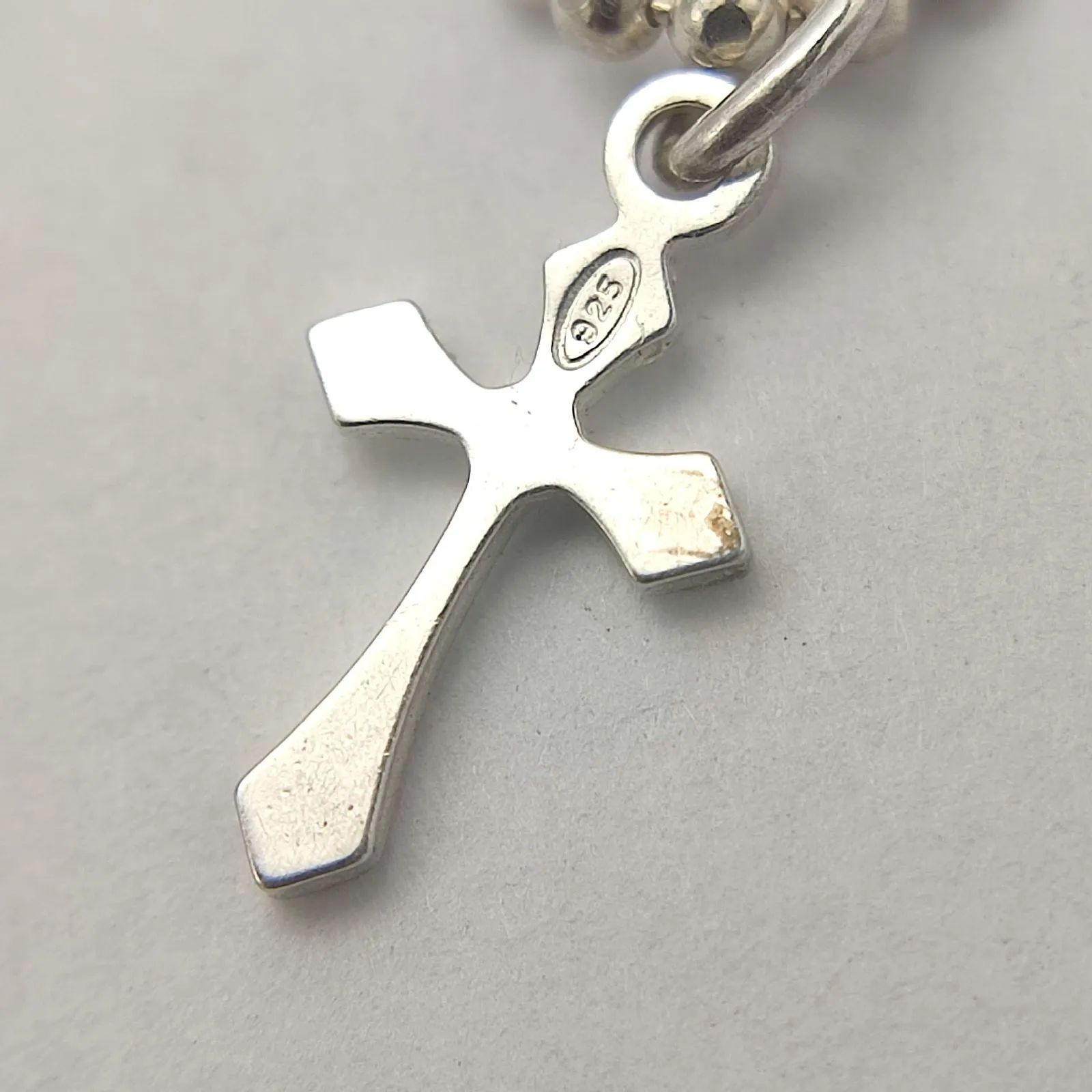 美品】クロスチャームブレスレット SILVER シルバー925 - メルカリ