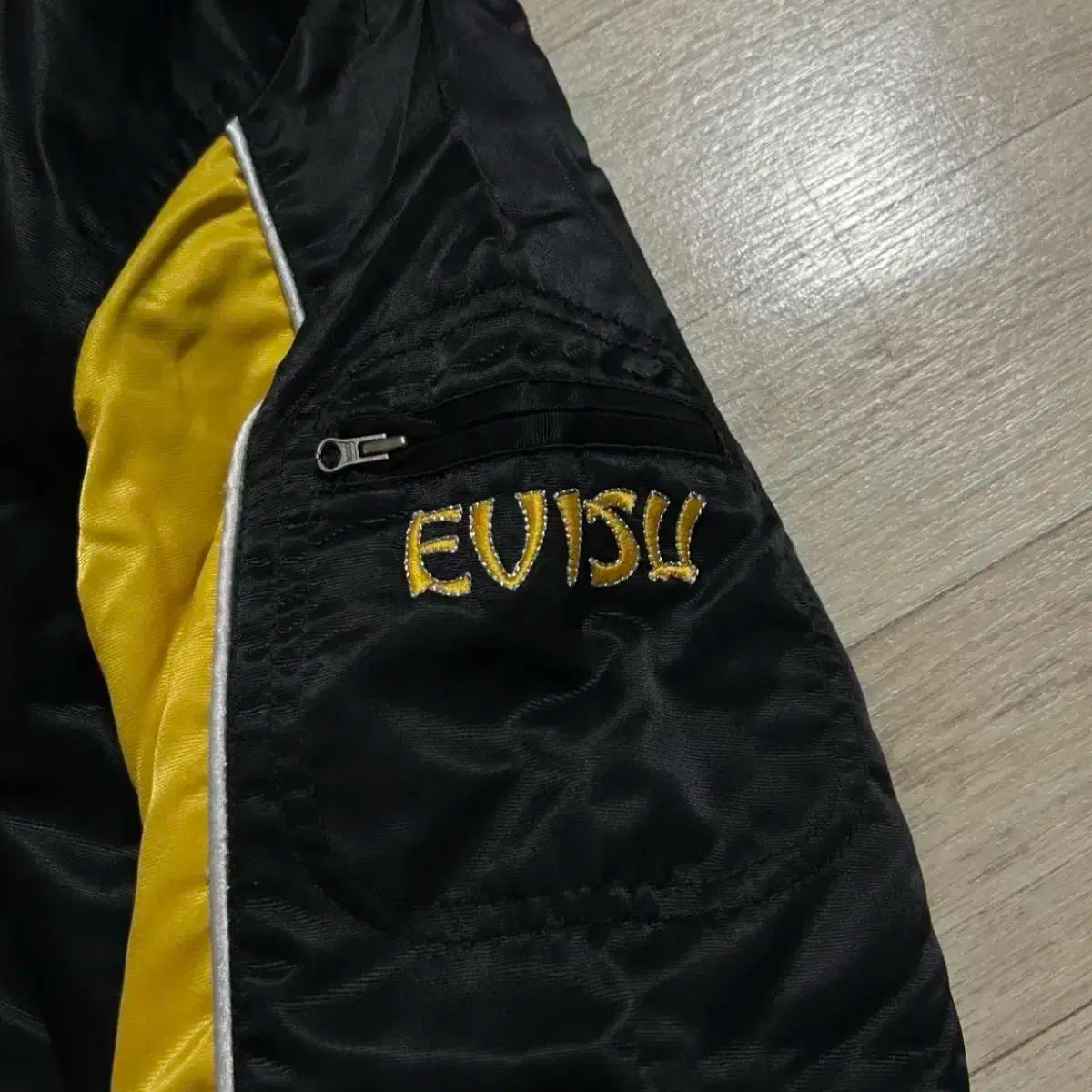 EVISU(エヴィス) オールドスクール ビッグロゴ バーシティジャケット 