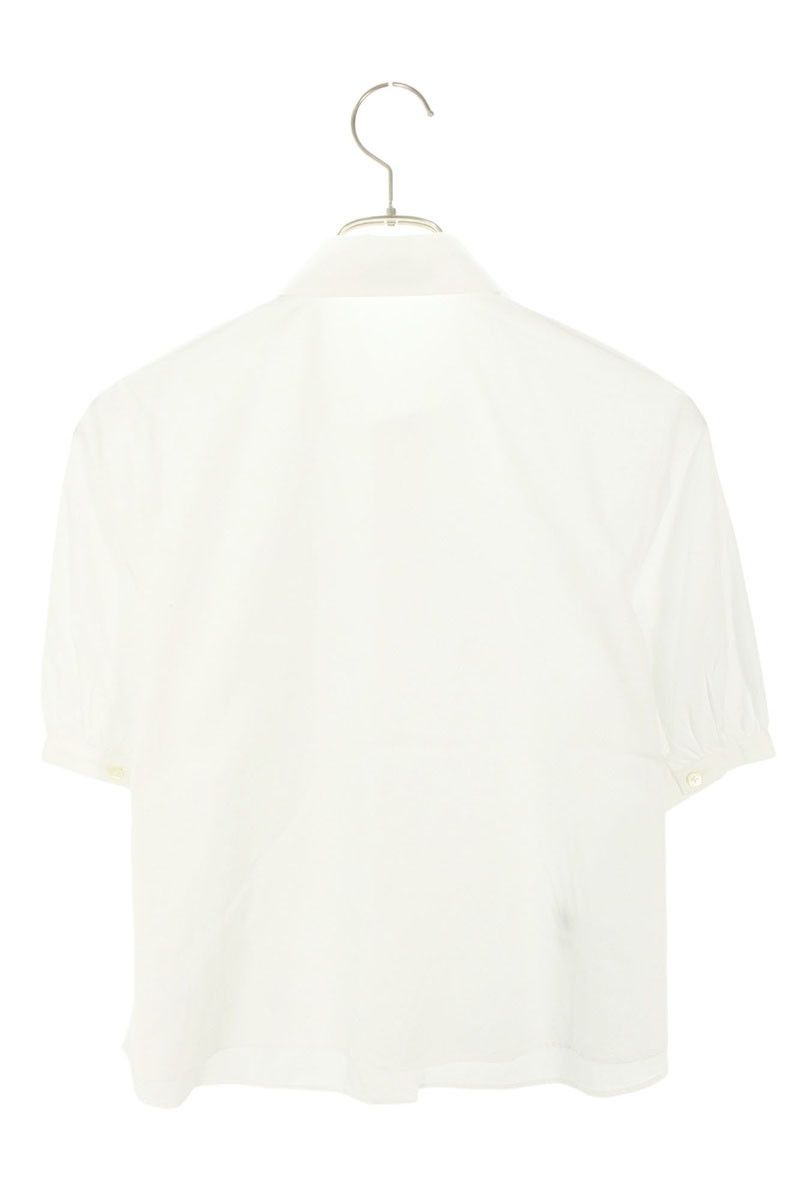 クリスチャンディオール 141B58A3356 BEE刺繍 パフスリーブ半袖シャツ  