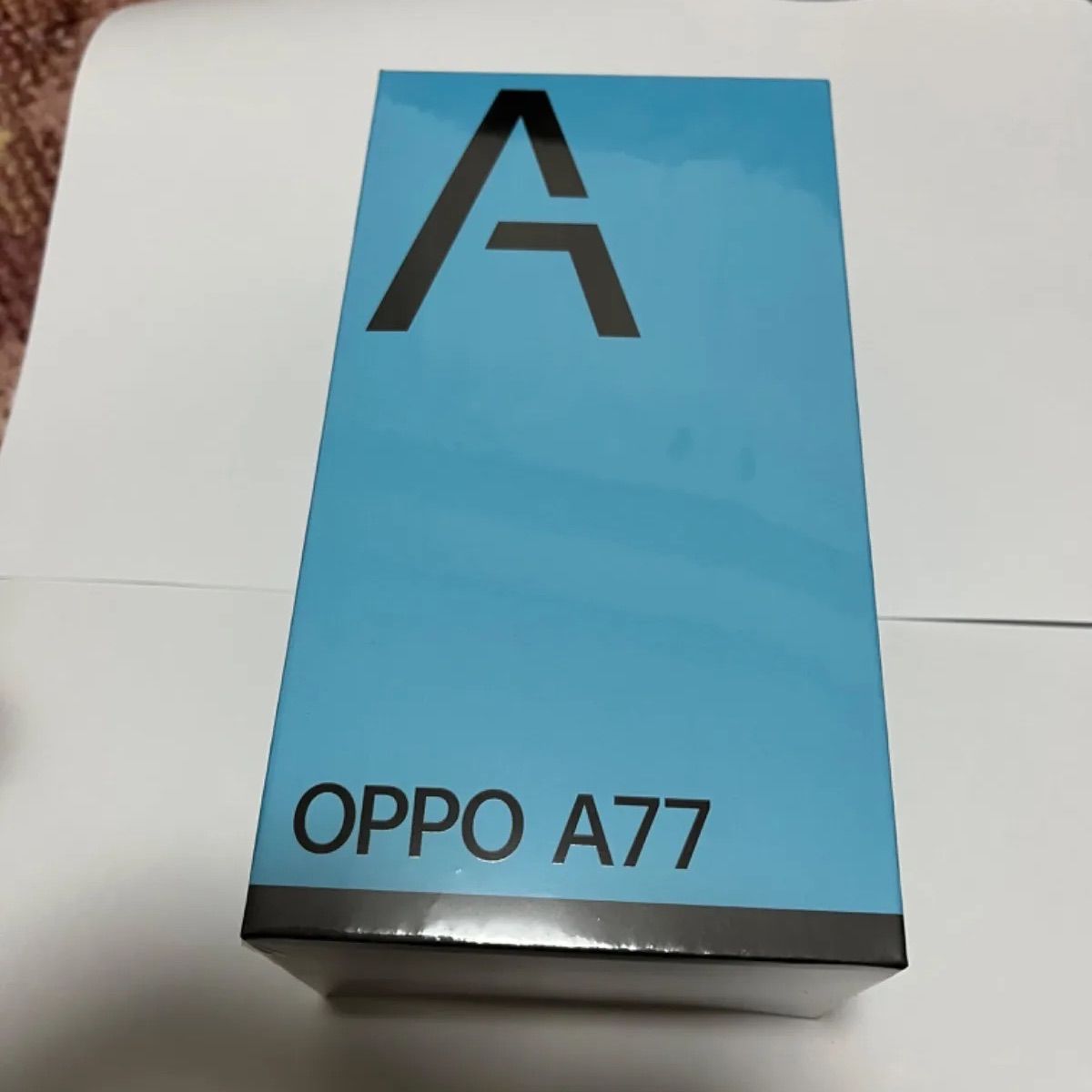 スマートフォン本体OPPO A77 ブルー 128GB SIMフリー 新品未使用