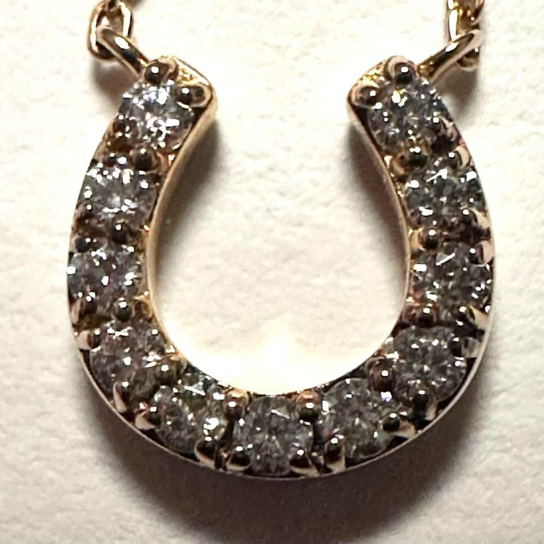 カナルヨンドシー Canal4℃ 馬蹄 ネックレス ゴールド 透明石