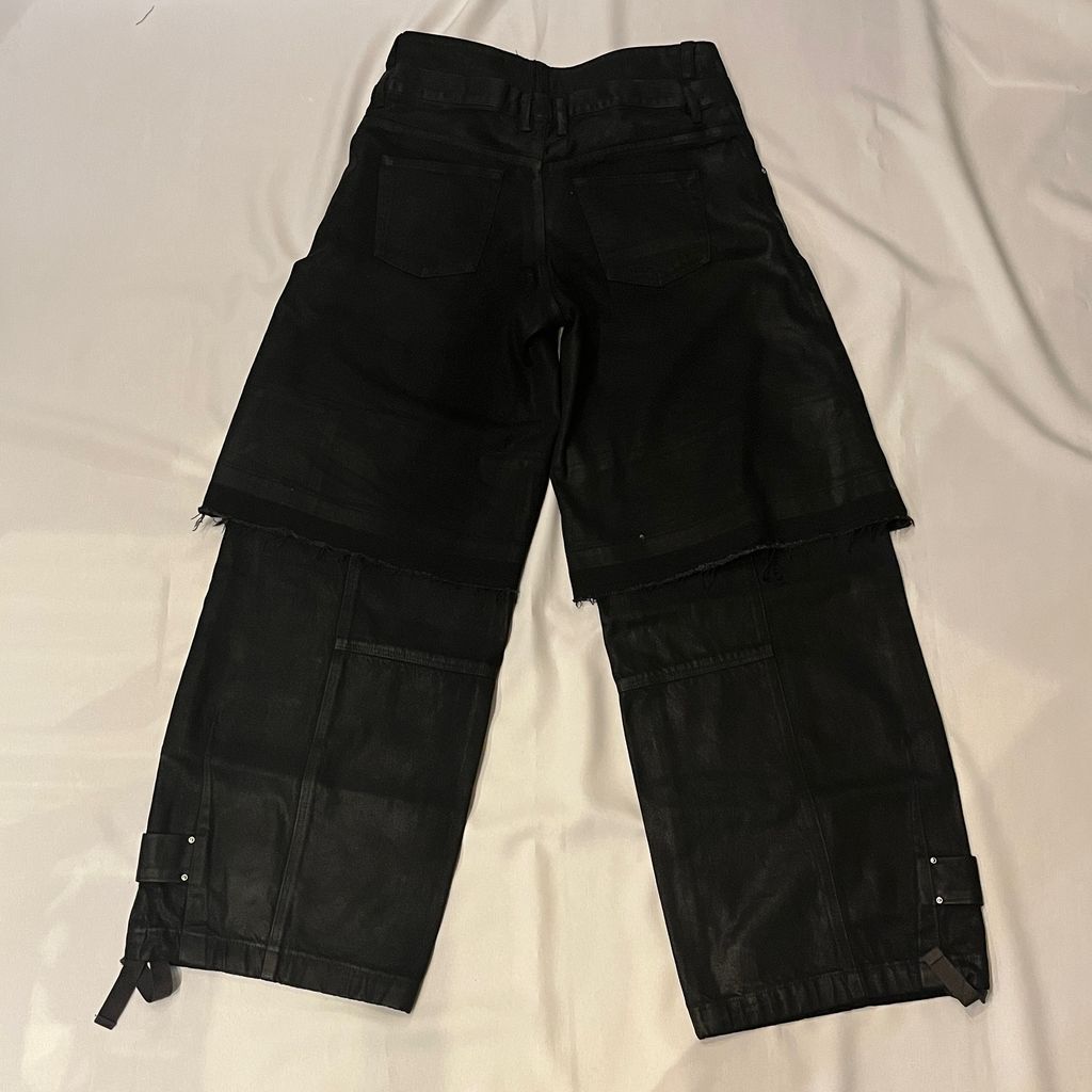 FILTH パンツ filth FRONT ZIP BAGGY DENIM SHORTS